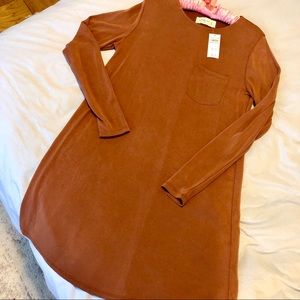 NWT Abercrombie & Fitch long sleeve pocket dress